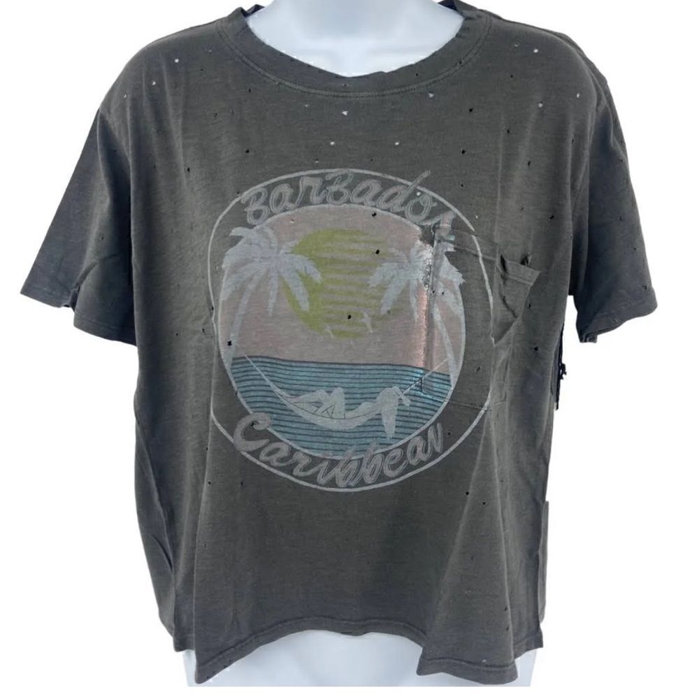 Mate the Label Distressed Tee - Picture 2 of 5